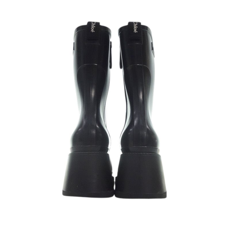 関送込【Chloe】PVC製 Betty レインブーツ クロエ/CHLOE 2021 モデル Betty サイド ジップ ラバー レイン