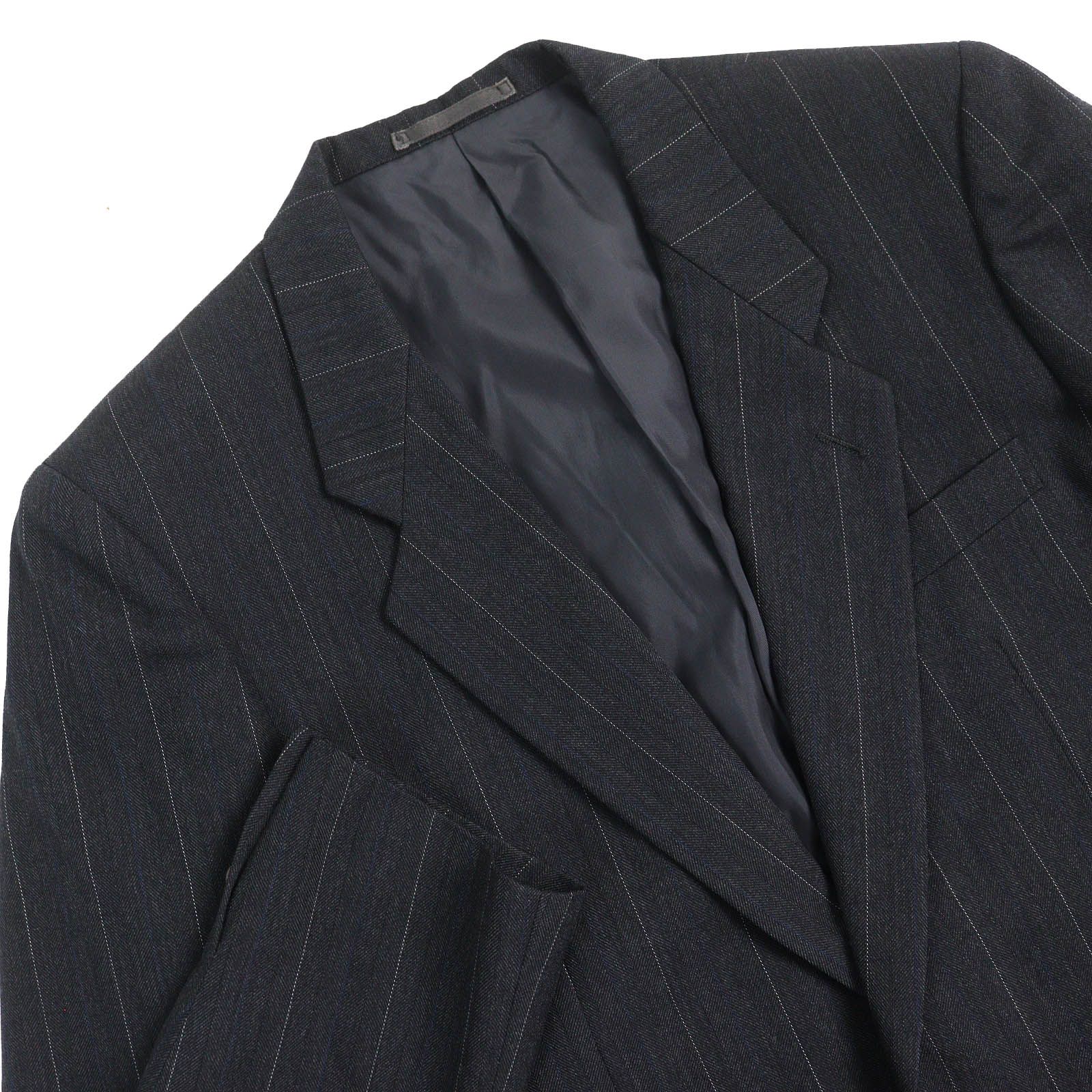 HOMME ウール セットアップ M ヴィンテージ セットアップ】ナチュラルストレッチウールジャケット