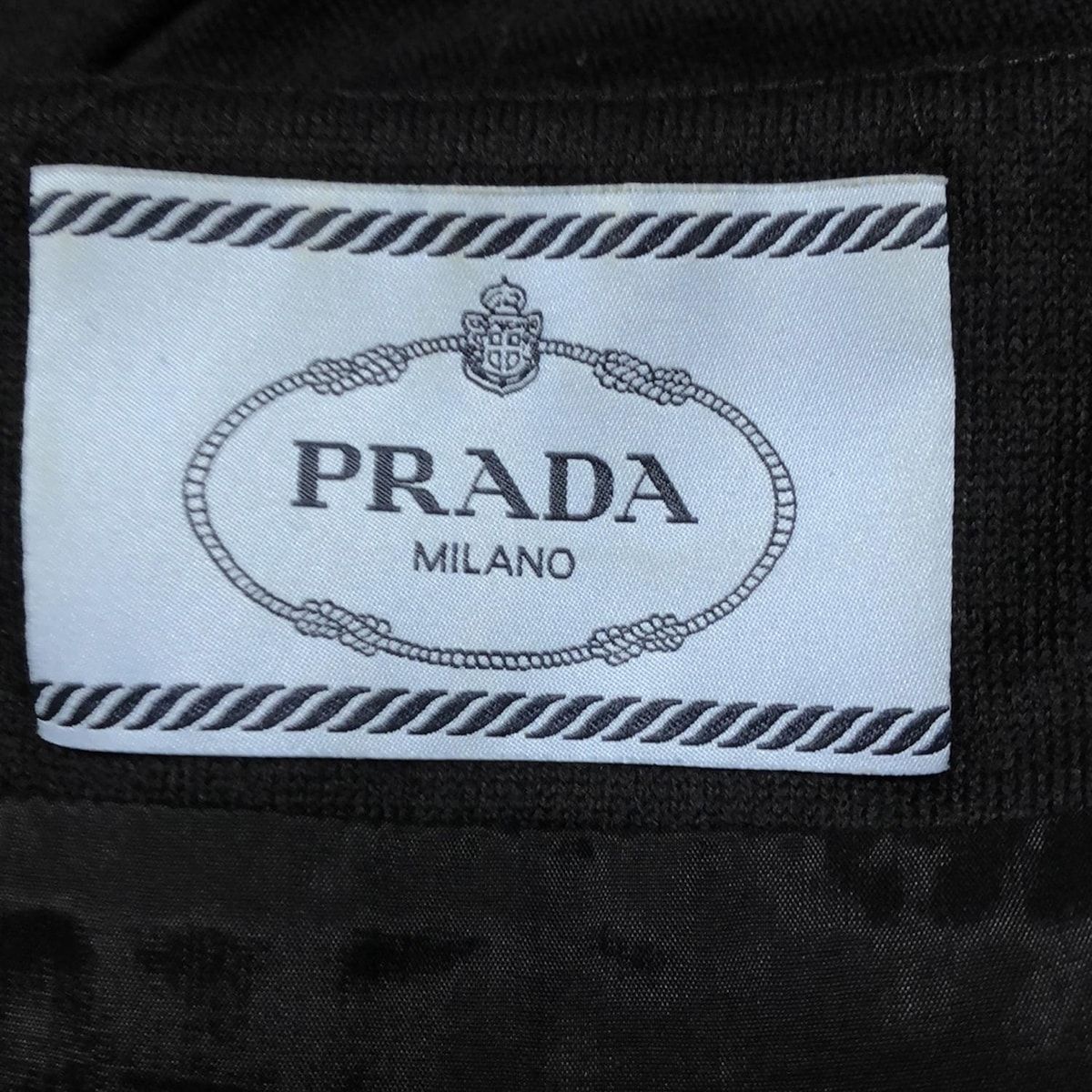PRADA(プラダ) ワンピース サイズ42 M レディース美品 - 黒