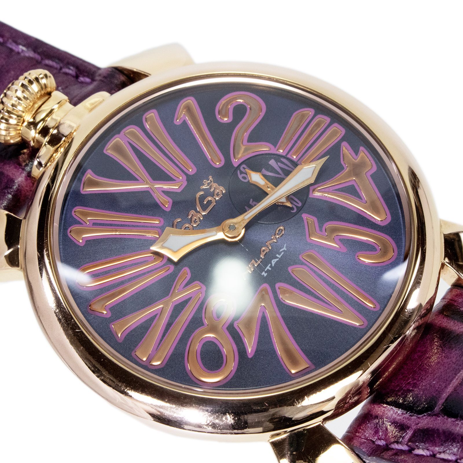ガガミラノ 46mm MILANO スリム GaGa マヌアーレ SLIM 46mm