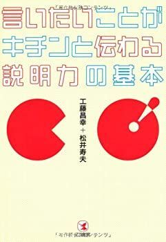 【中古-非常に良い】 言いたいことがキチンと伝わる説明力の基本