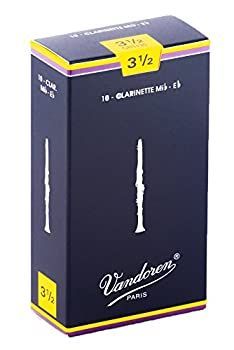バンドーレン E♭クラリネットリード トラディショナル 硬さ 3-1|2 10枚入り