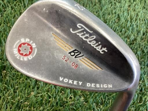 3.中古タイトリストウェッジ VOKEY SPIN MILLED 52°/08° 中古】 タイトリスト VOKEY SPIN MILLED C-C 52°/08° USA