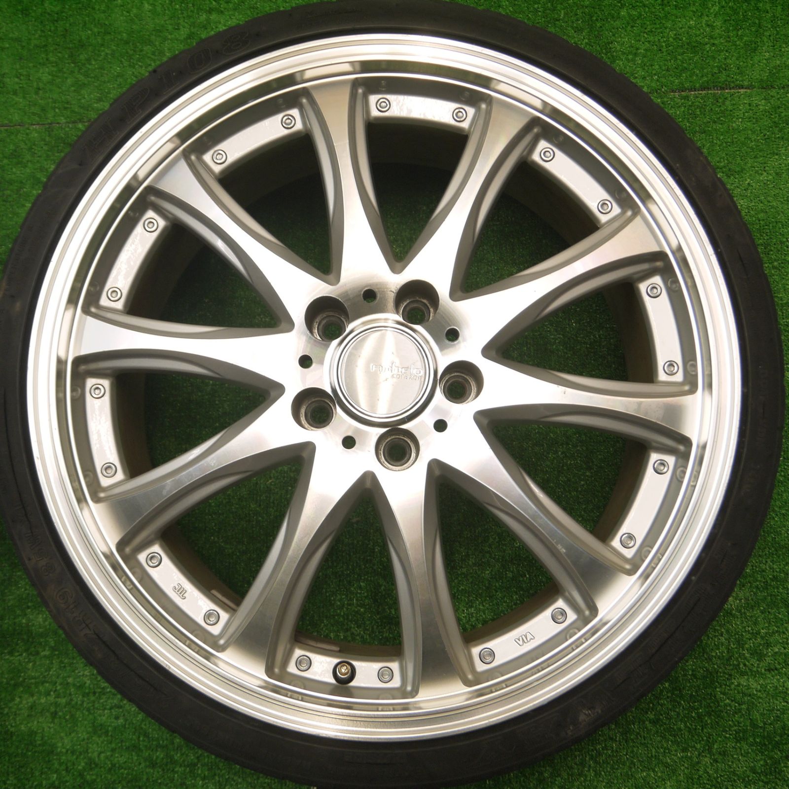 送料無料* 4本価格☆Anhelo corazon 215/35R19 フルウェイ HP108 