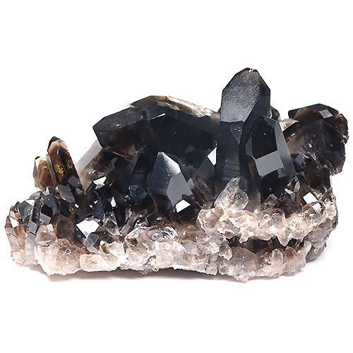 D30-529〕極上品 アーカンソー州産 スモーキークォーツ 黒水晶