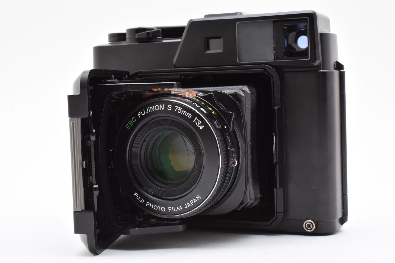 ◆ 上 フジ 富士フイルム Fuji Fujica Fujifilm GS645 Pro 6x4.5 中判 フィルムカメラ 蛇腹交換済 動作 済 2340 ◆