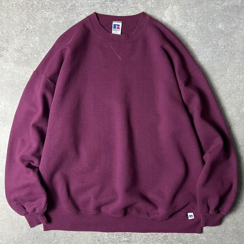 90's Russell ラッセル 無地スウェット Russell Athletic】ラッセル