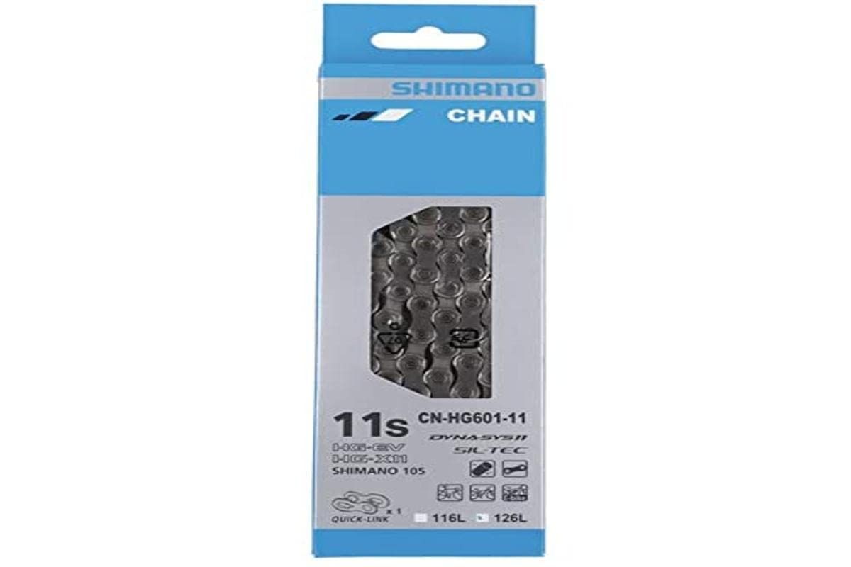 シマノ（SHIMANO） チェーン CN-HG601 126L ROAD/MTB 11S SIL-TEC QLx1