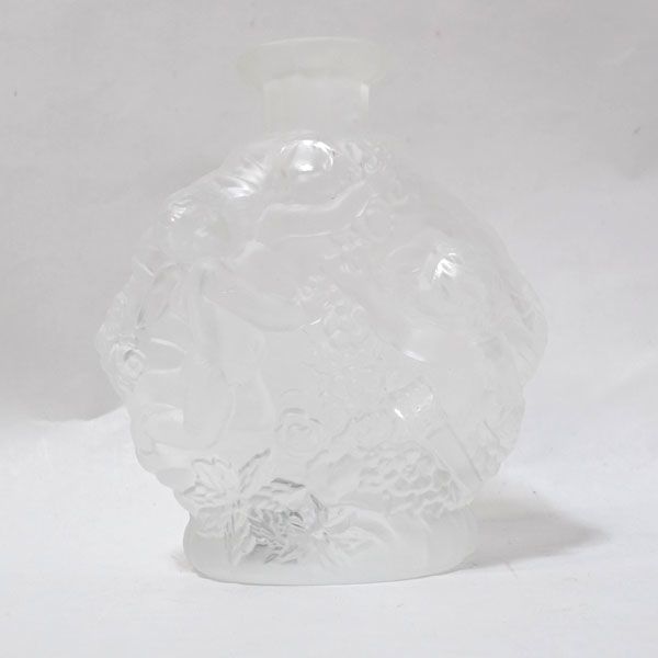 DESNA ◆【インテリア】DESNA/チェコウランガラス 香水瓶 天使 雑貨 アンティーク インテリア ギフト【中古】 [0220509641] DESNA ◇【インテリア】DESNA/チェコウランガラス 香水瓶 天使