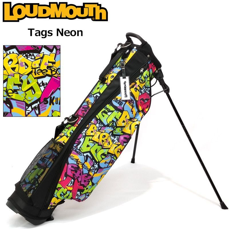 ラウドマウス 6.5型 超軽量 スタンドバッグ Tags Neon タグスネオン LM-CB0017 762987(317) 新品【Loudmouth正規販売店】