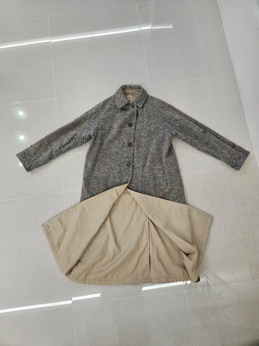 BURBERRY バーバリー アイリッシュツイード リバーシブル コート