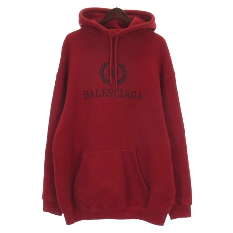 バレンシアガ BALENCIAGA ロゴ スウェット パーカー オーバーサイズ 裏