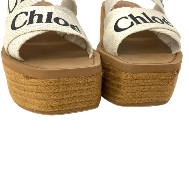 Chloe クロエ WOODY ウェッジエスパドリーユ ウッディサンダル