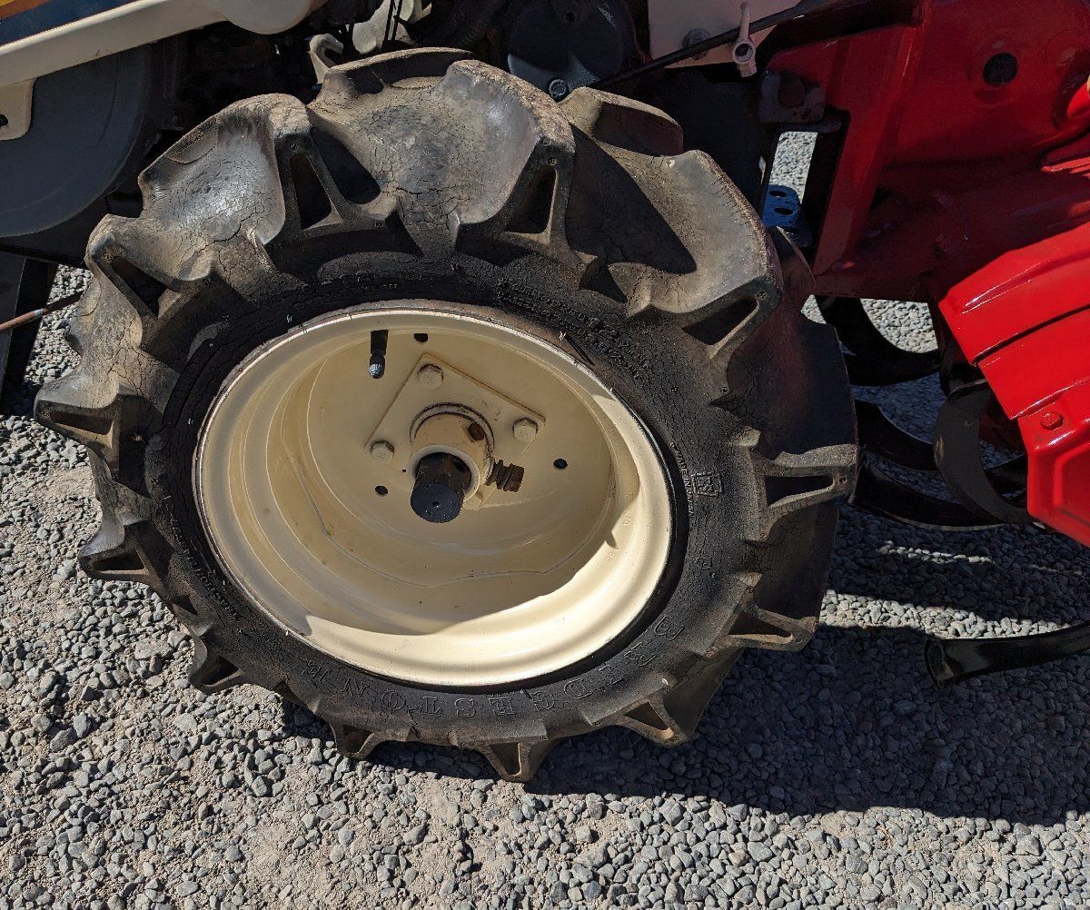 鹿児島発 ヤンマーセル始動8.5馬力ディーゼル耕うん機YA85タイヤ新品