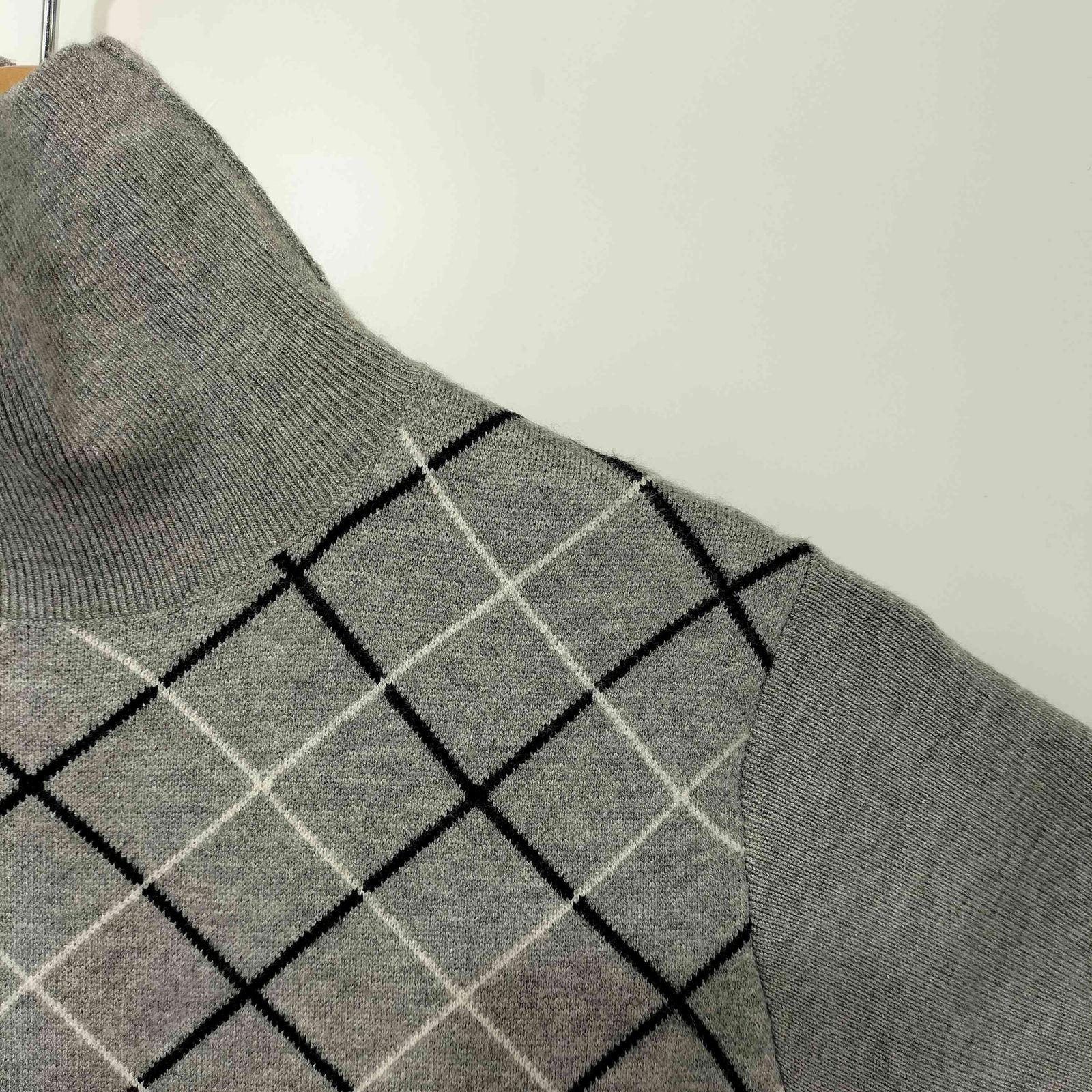 美品　Darich ダーリッチ　チェックワンピース　Free ダーリッチ Darich チェックファーニットミニワンピース