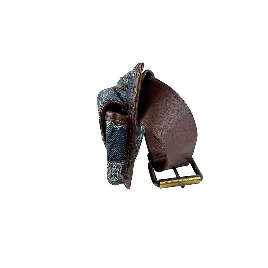 美品 ✨ CELINE ウエストバック デニム パリマカダム セリーヌ CELINE ウエストバッグ パリ マカダム デニム/レザー
