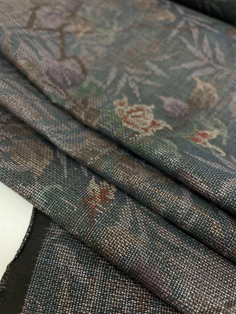 本場大島紬 古代染色 純泥染 通産大臣指定伝統的工芸品 友原織物 正絹