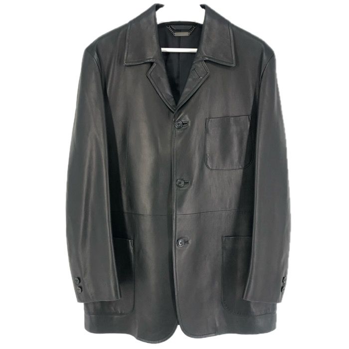 Burberry London バーバリー ロンドン レザージャケット 羊革