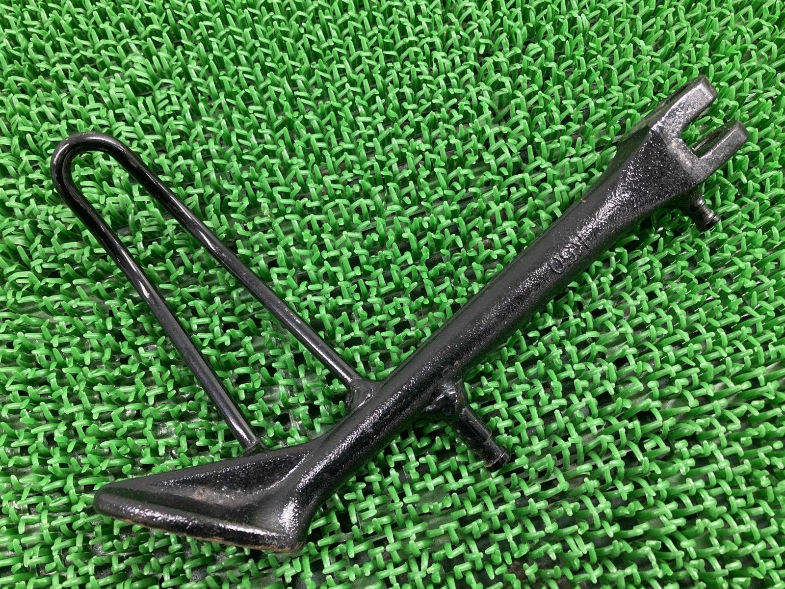 W800 サイドスタンド K50 カワサキ 純正  バイク 部品 EJ800A サイスタ 曲がり無し 品薄 希少品 車検 Genuine nR