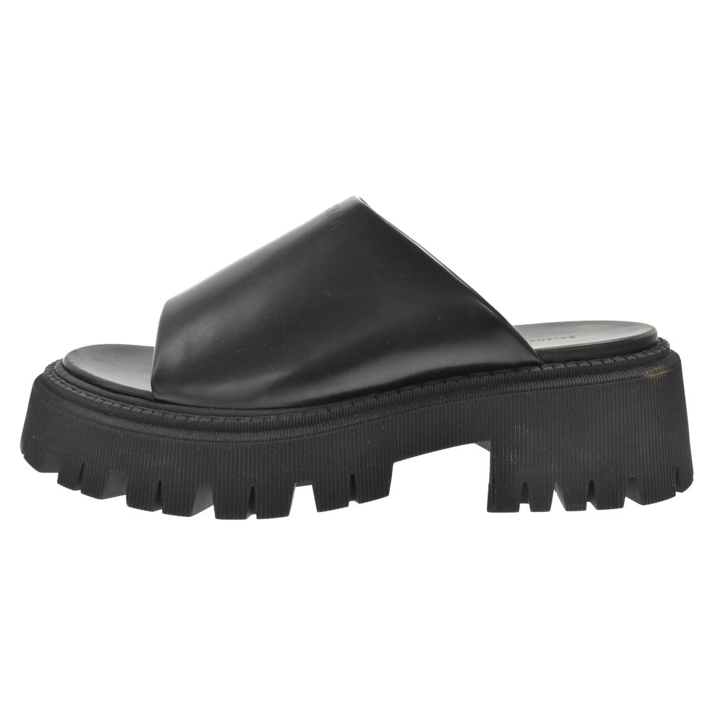 BALENCIAGA (バレンシアガ) 22SS Tractor Sandal 40MM トラクター サンダル ブラック 694906 - メルカリ