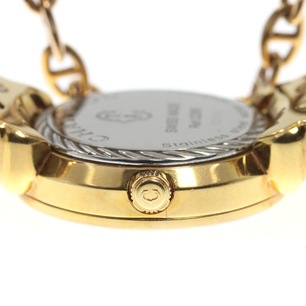 CHARRIOL】シャリオール サントロペ 12Pダイヤ クォーツ レディース  