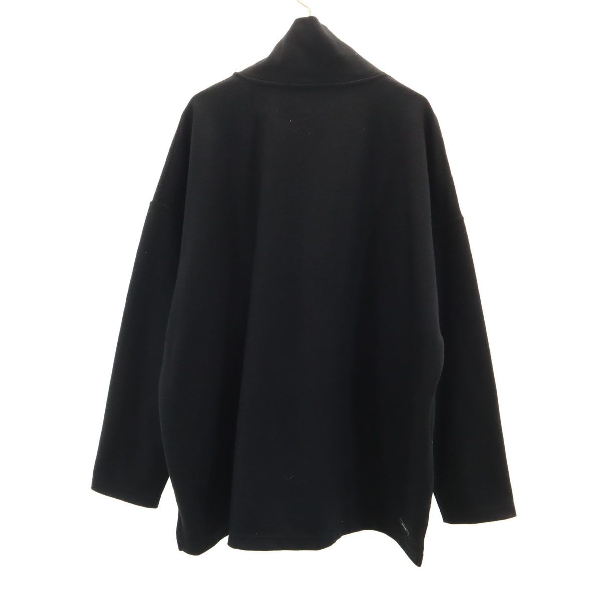 SOPHNET. ソフネット 日本製 長袖 ハーフジップ カットソー M ブラック