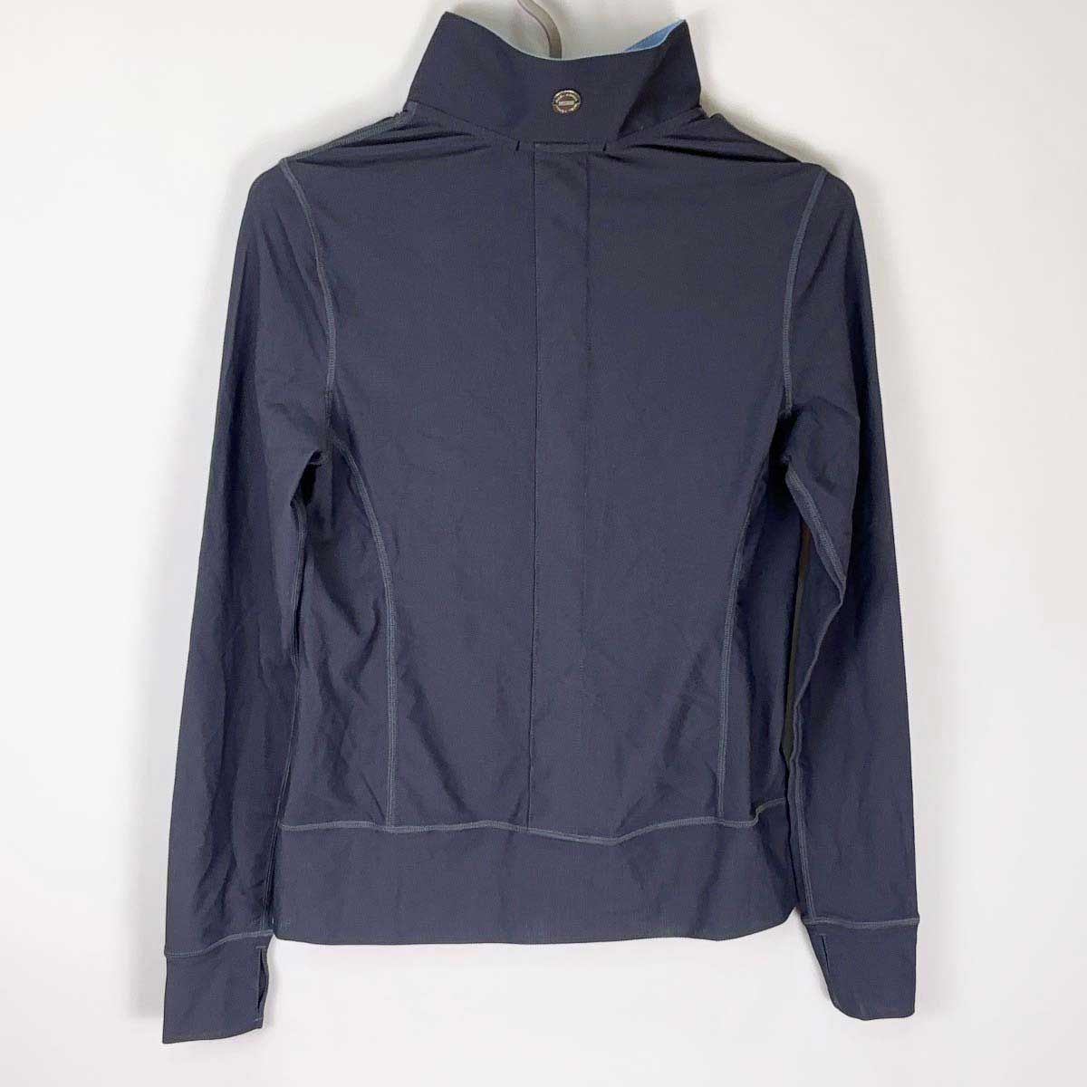 【中古・未使用品】NOEL ASMAR ノエルアスマール ジップアップ ストレッチ 長袖 ライディングシャツ ロングスリーブ XS Carbon グレー AE1816 レディース 乗馬 ウェア 馬術 未使用】NOEL ASMAR ノエルアスマール ジップアップ ストレッチ