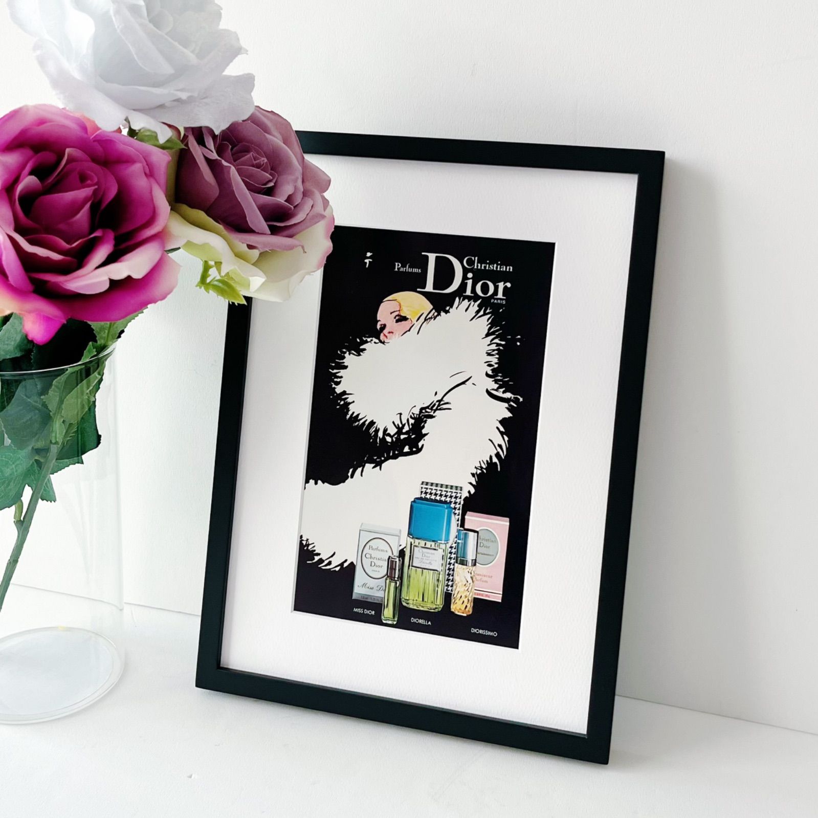 1970 広告＞ Christian Dior クリスチャン・ディオール Rene Gruau