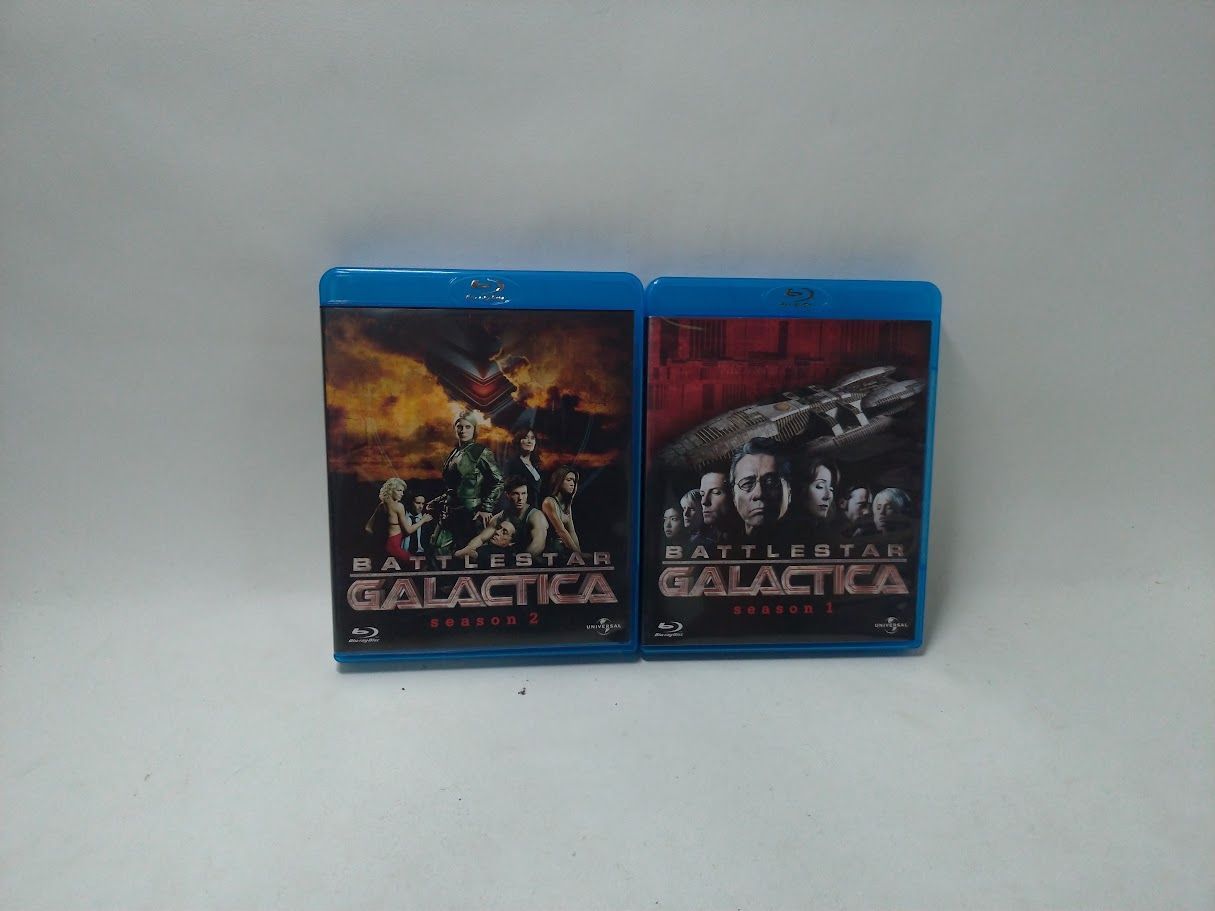 BATTLESTAR GALACTICA season 1 2 Blu-ray2組セット 状態 非良