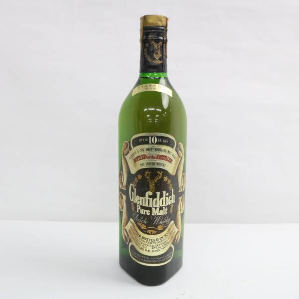 Glenfiddich（グレンフィディック）ピュアモルト 10年 43％ 760ml ※オリ有り O24F140035