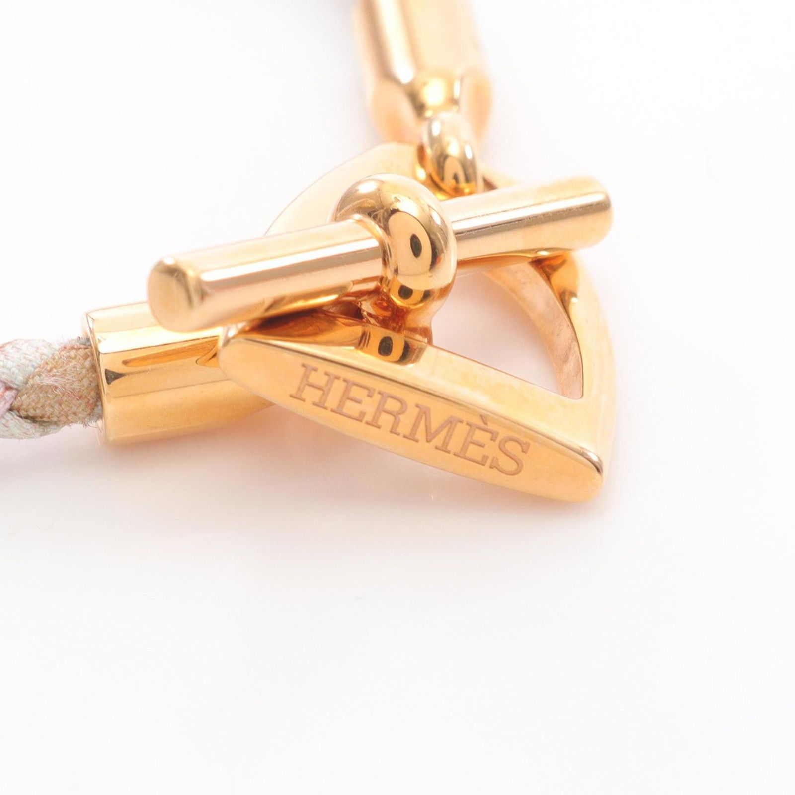 エルメス HERMES ブレスレット エトリエ ピンク GP（ゴールド