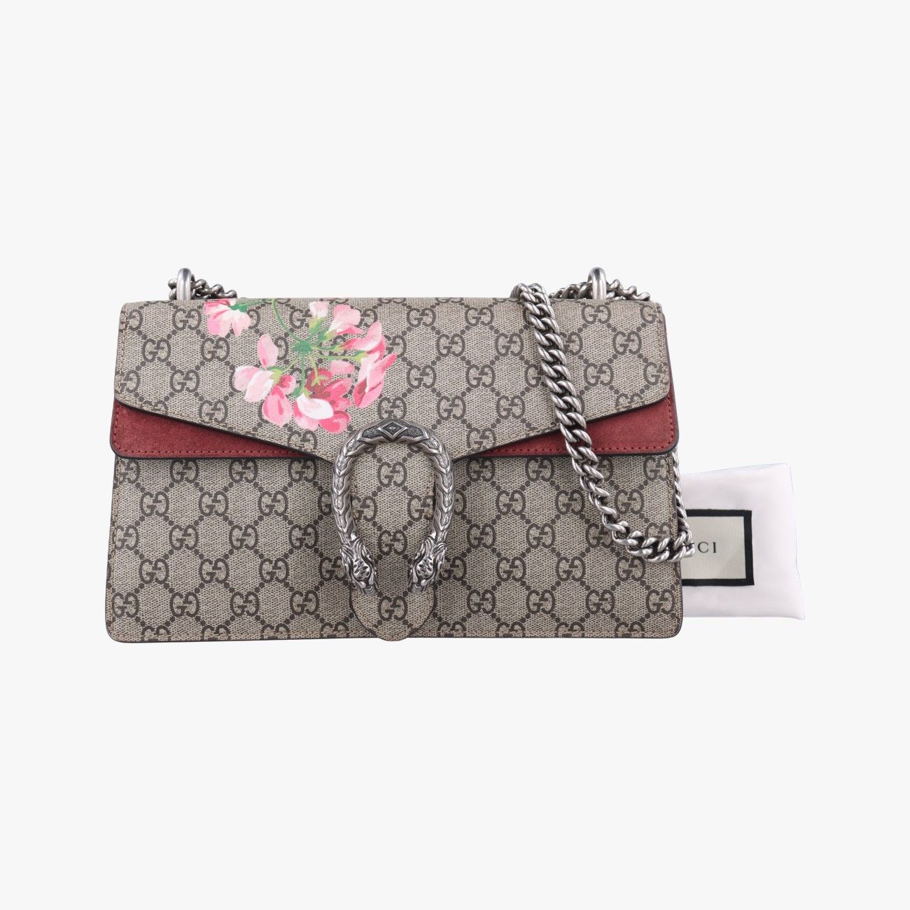グッチGucciディオニュソスベージュ×レッド×マルチカラーPVCコーティングキャンバス400249F023787582