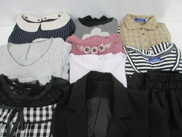 アクシーズファム アナスイ バーバリー GRL他 ワンピース シャツ ロングジレ等10点 M 38 レディース