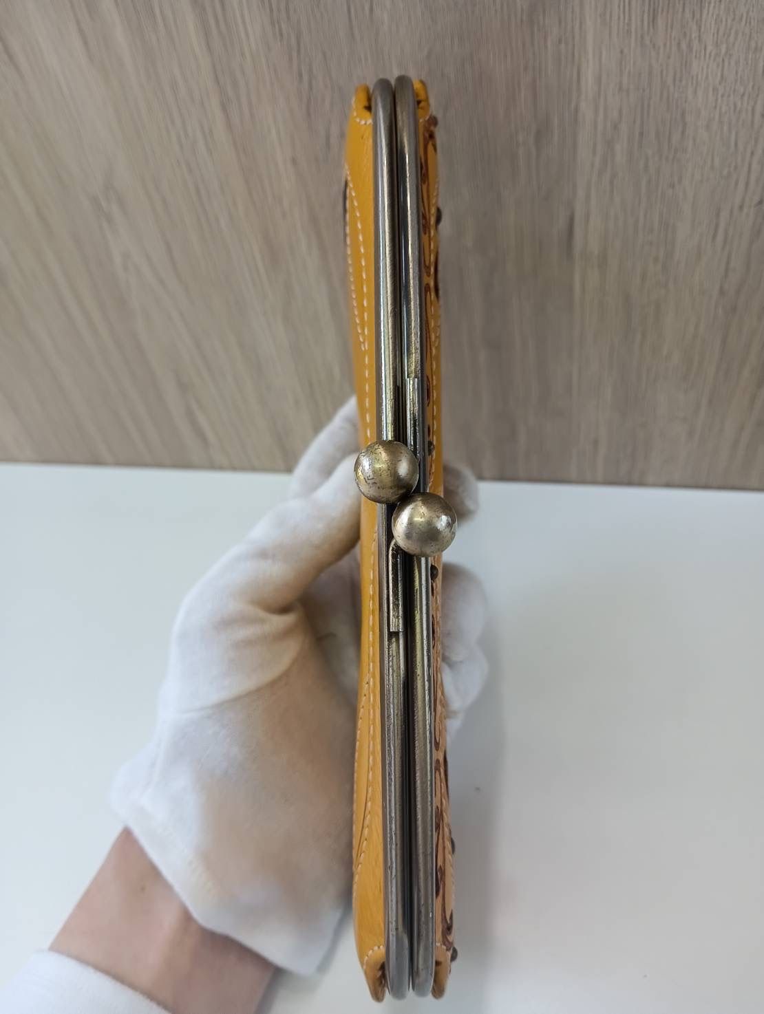 【未使用✨タグ付き】Dakota ダコタ デイジー がま口 長財布　イエロー 超美品 Dakota ダコタ がま口 長財布 デイジー イエロー