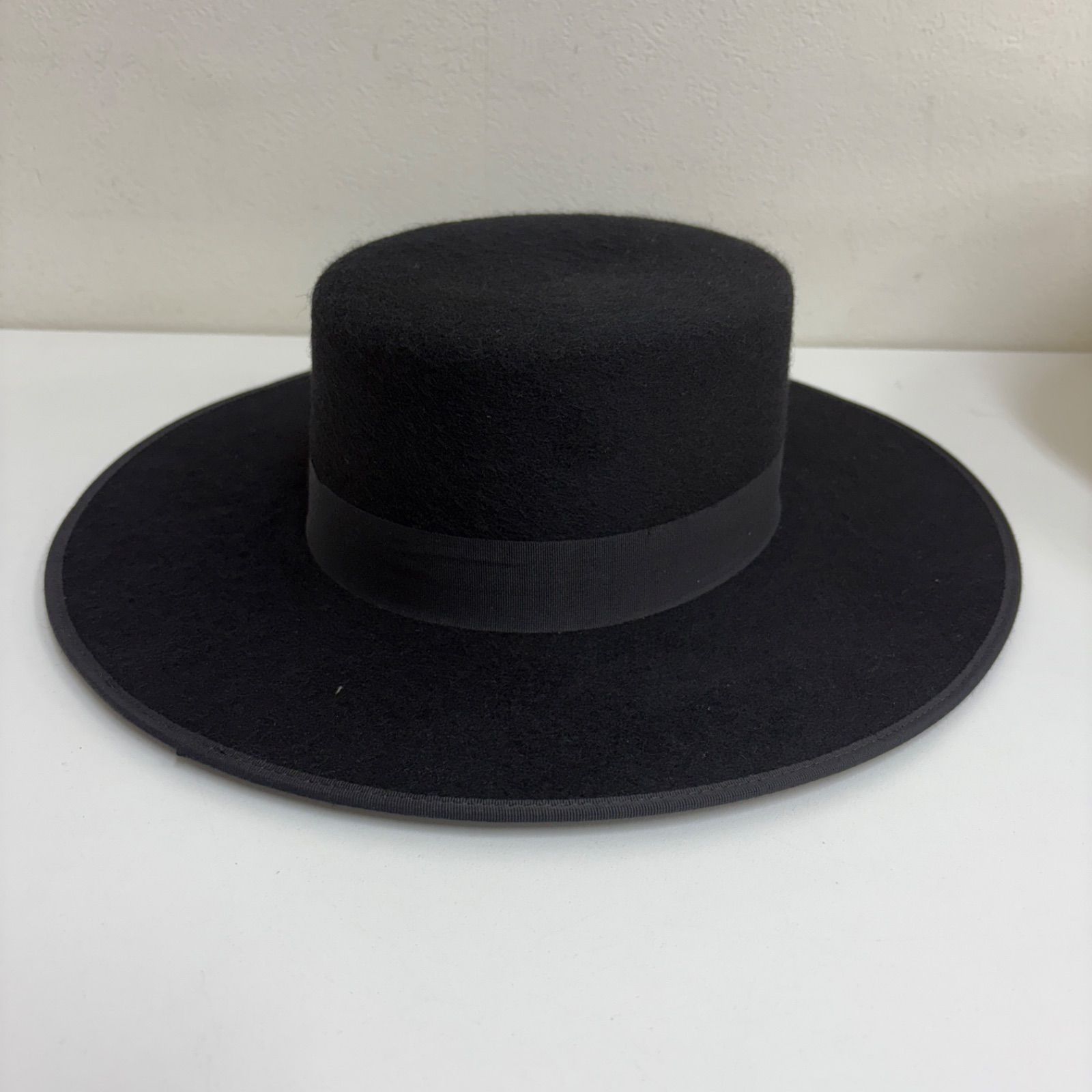 IBERIA SEVILLA コルドベス フラメンコ 帽子 ハット 58サイズ 黒 スペイン製