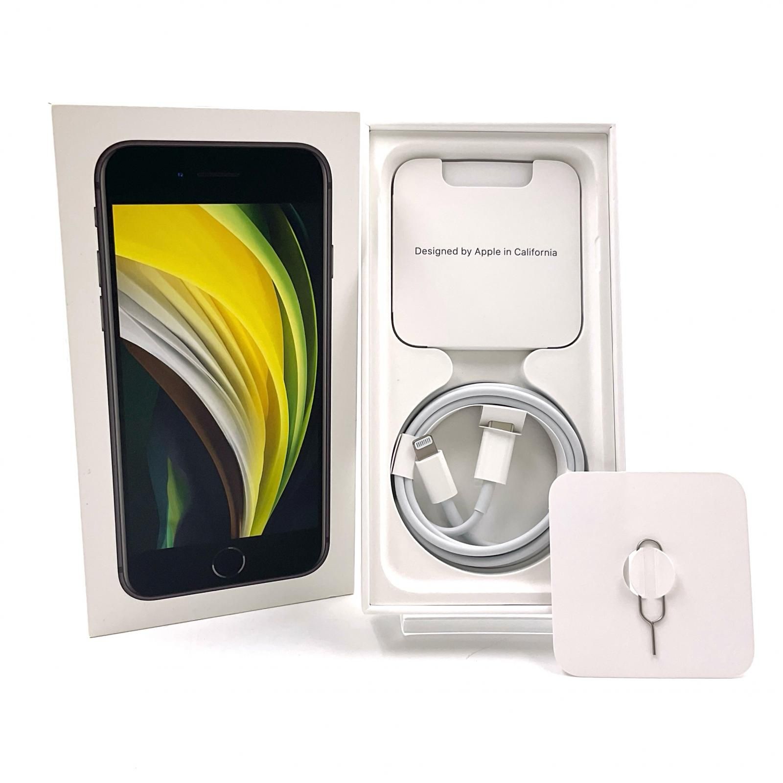 iPhone SE（第2世代） 64GB ブラック SIMフリー 白ロム 動作確認済 79