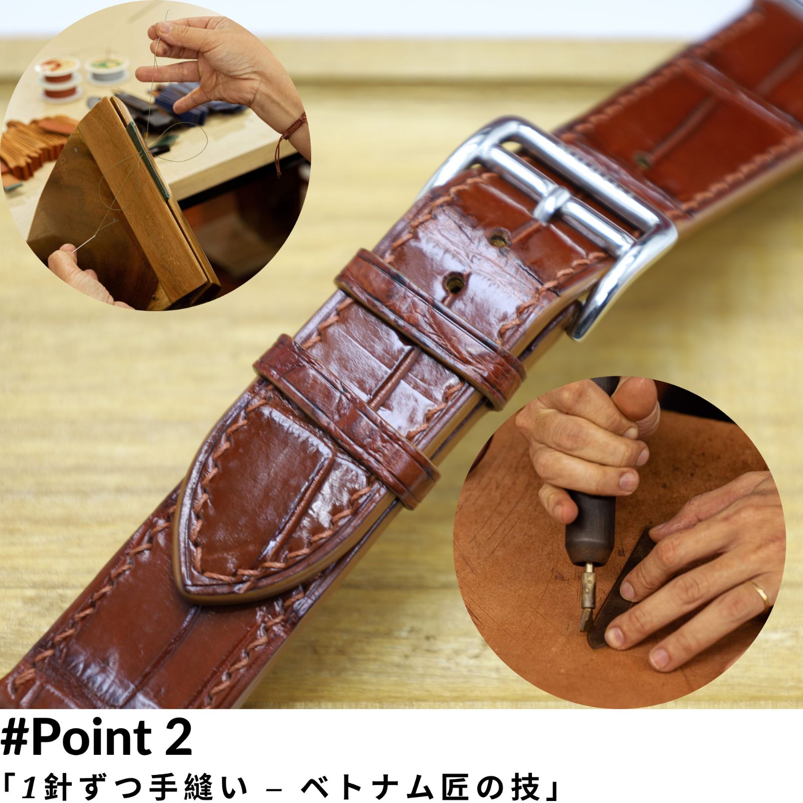MODIGI アップルウォッチ レザーバンド 44/45/46/49mm 高級 手作り 