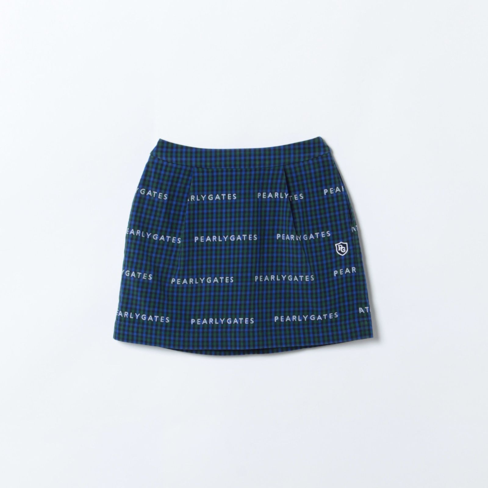 【認定リユース品】先染め カット ジャガード チェック スカート