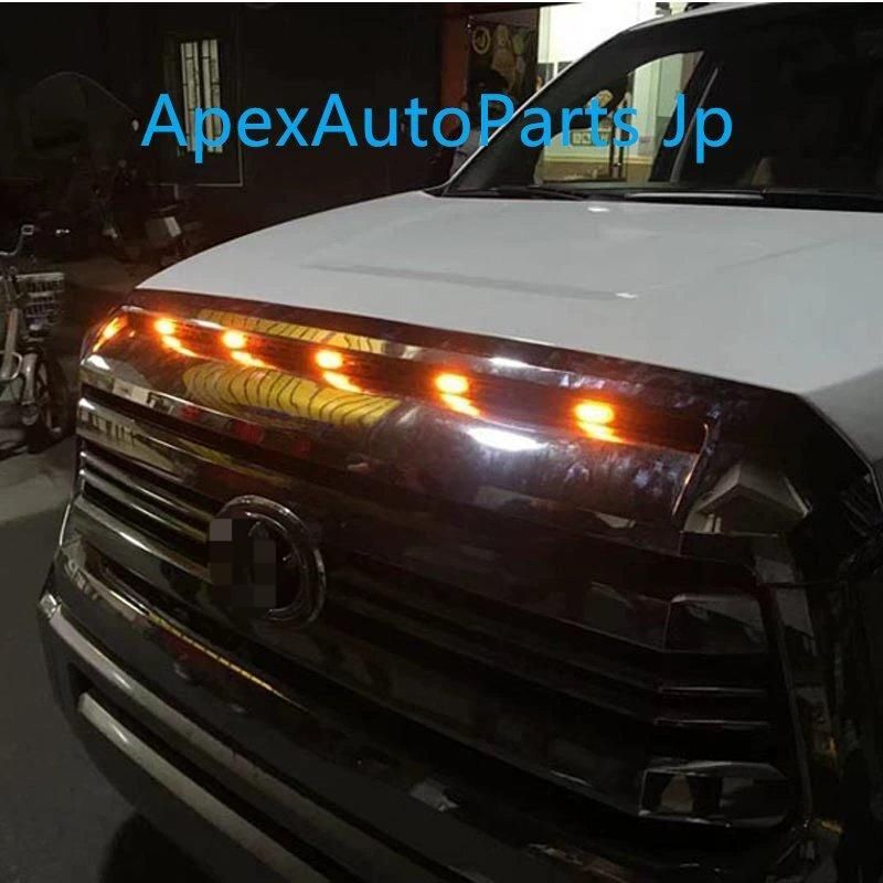 14-21年式 トヨタ タンドラ用 ボンネットマウントLEDランプ デイタイムランニングランプ フォグモード対応 改造用アンバーライ FFCRYSTALESIA_COM