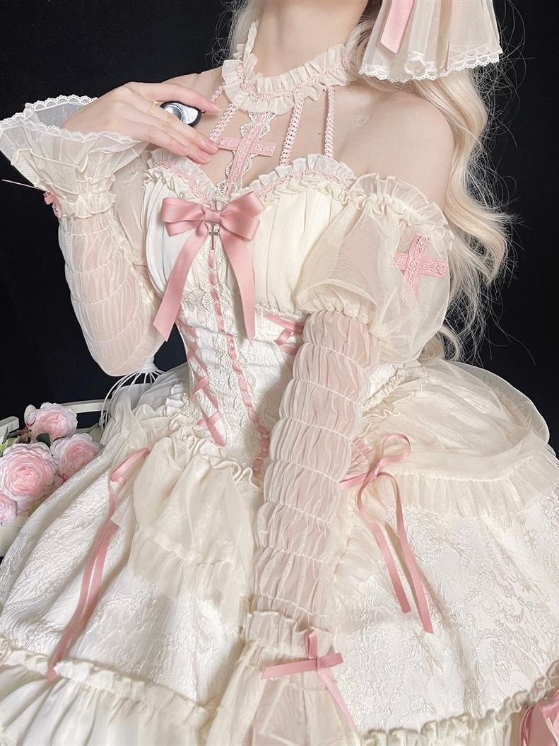 アームカバー 少女風