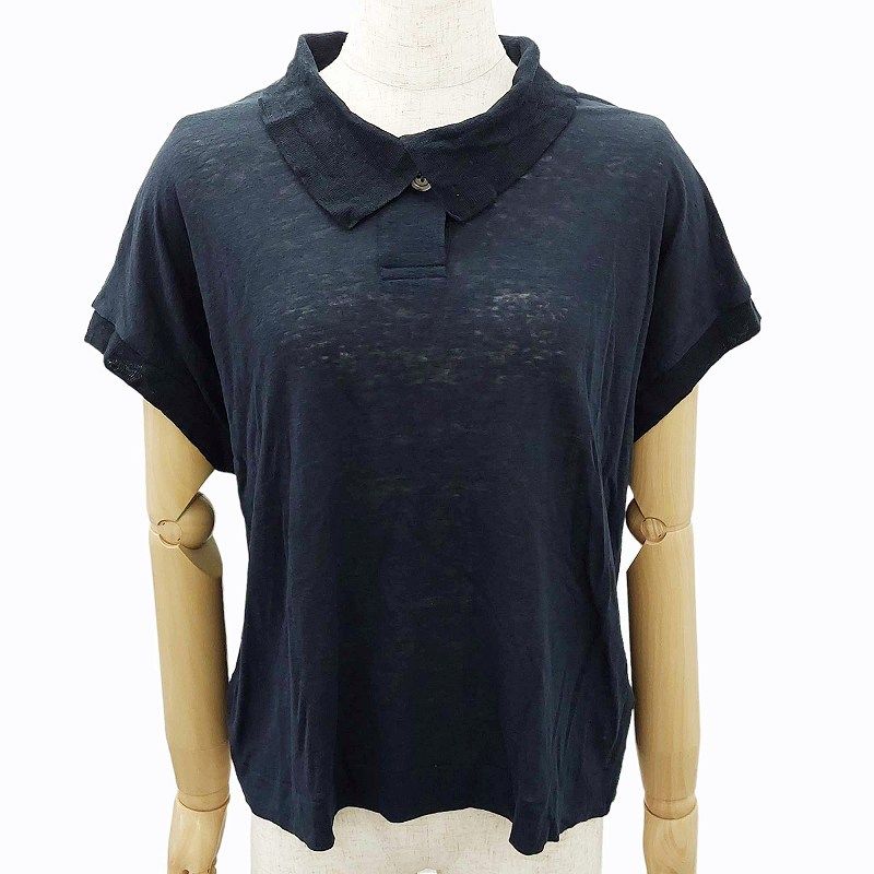マーガレットハウエル MARGARET HOWELL 22SS LINEN JERSEY POLO MHL