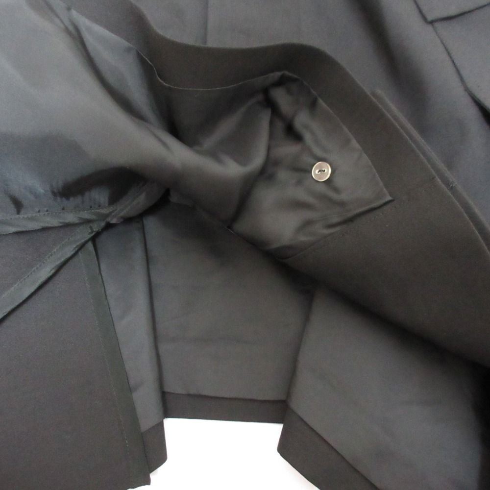 美品 24SS sacai サカイ Mini Skirt アシンメトリーミニスカート 24  