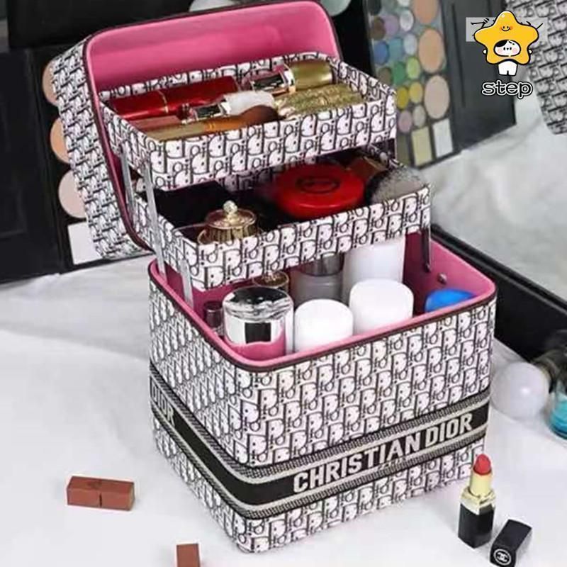 全 メイクボックス大容量メイクボックス メイクアップボックス 化粧品収納 持ち運び 化粧ポーチ バニティタイプ 機能的 かわいい コスメボックス 331xz0523 MARWIL-DEMENAGEMENTS_CH
