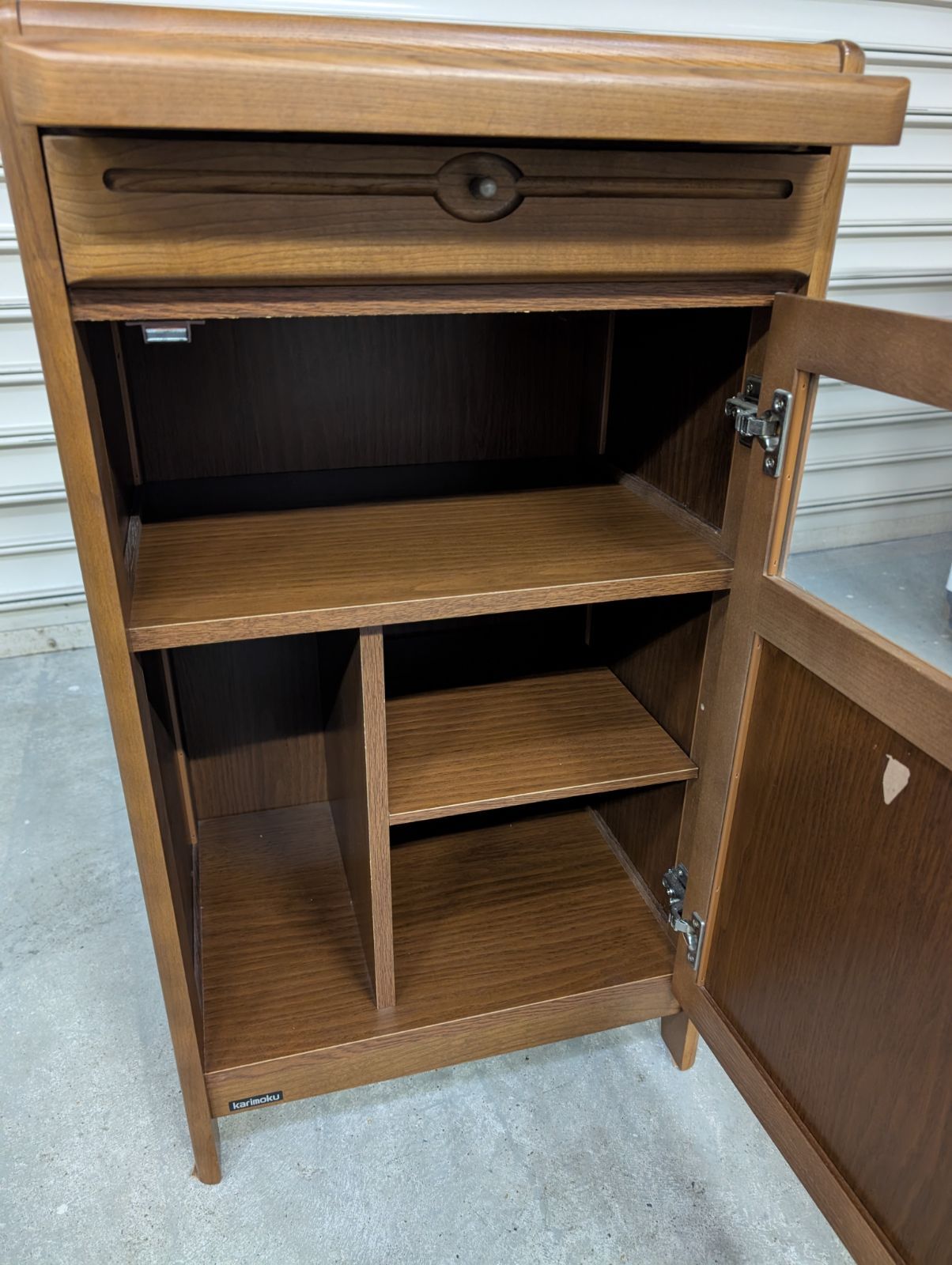 セール】karimoku カリモク 電話台 FAX台 キャビネット