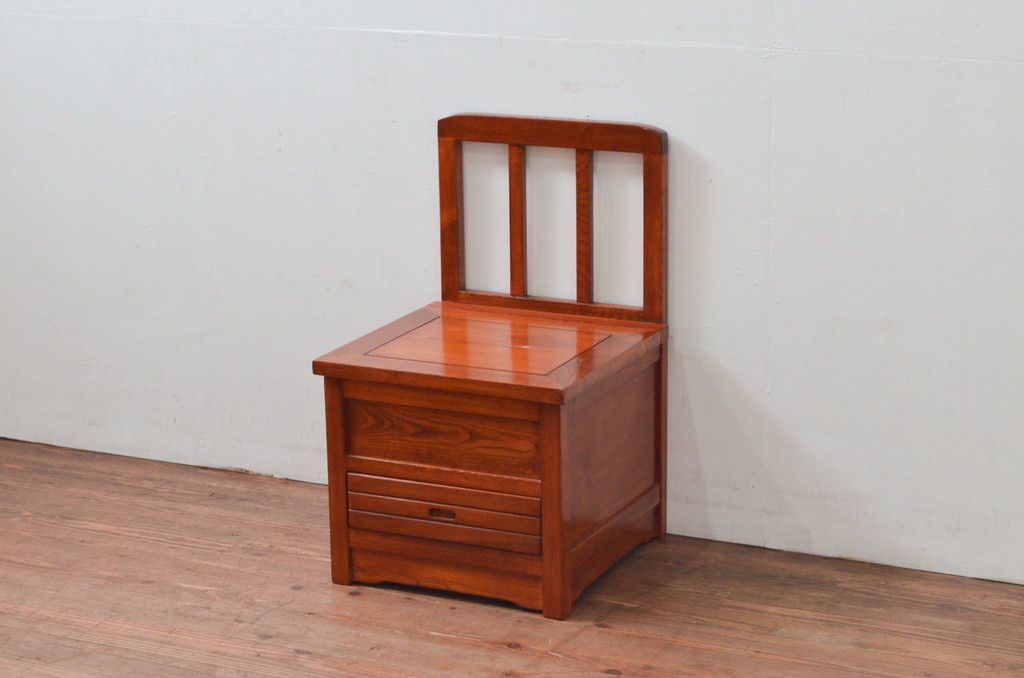 民藝家具 囲炉裏チェア(2/2) 座面下収納・引出し付き