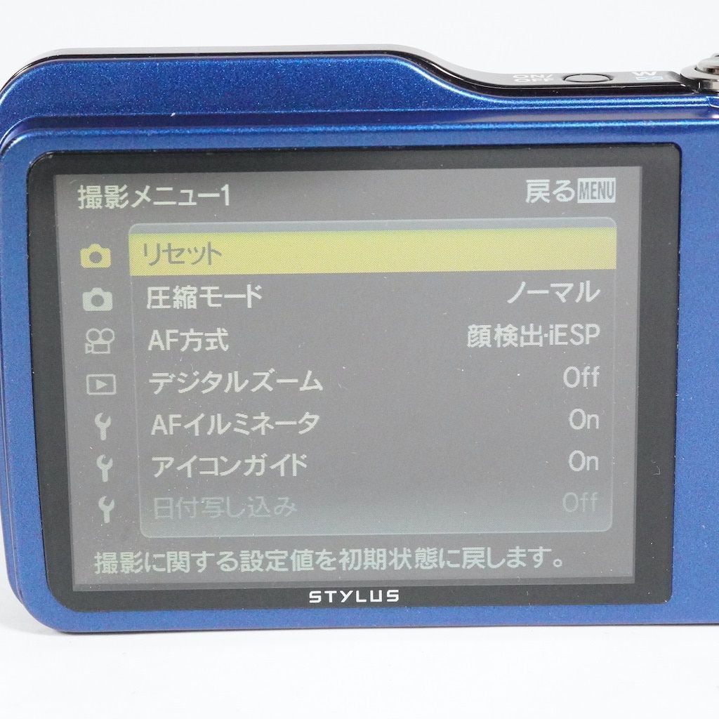 OLYMPUS オリンパス VG-190 ブルー 元箱 動作OK 1週間保証 /1627 