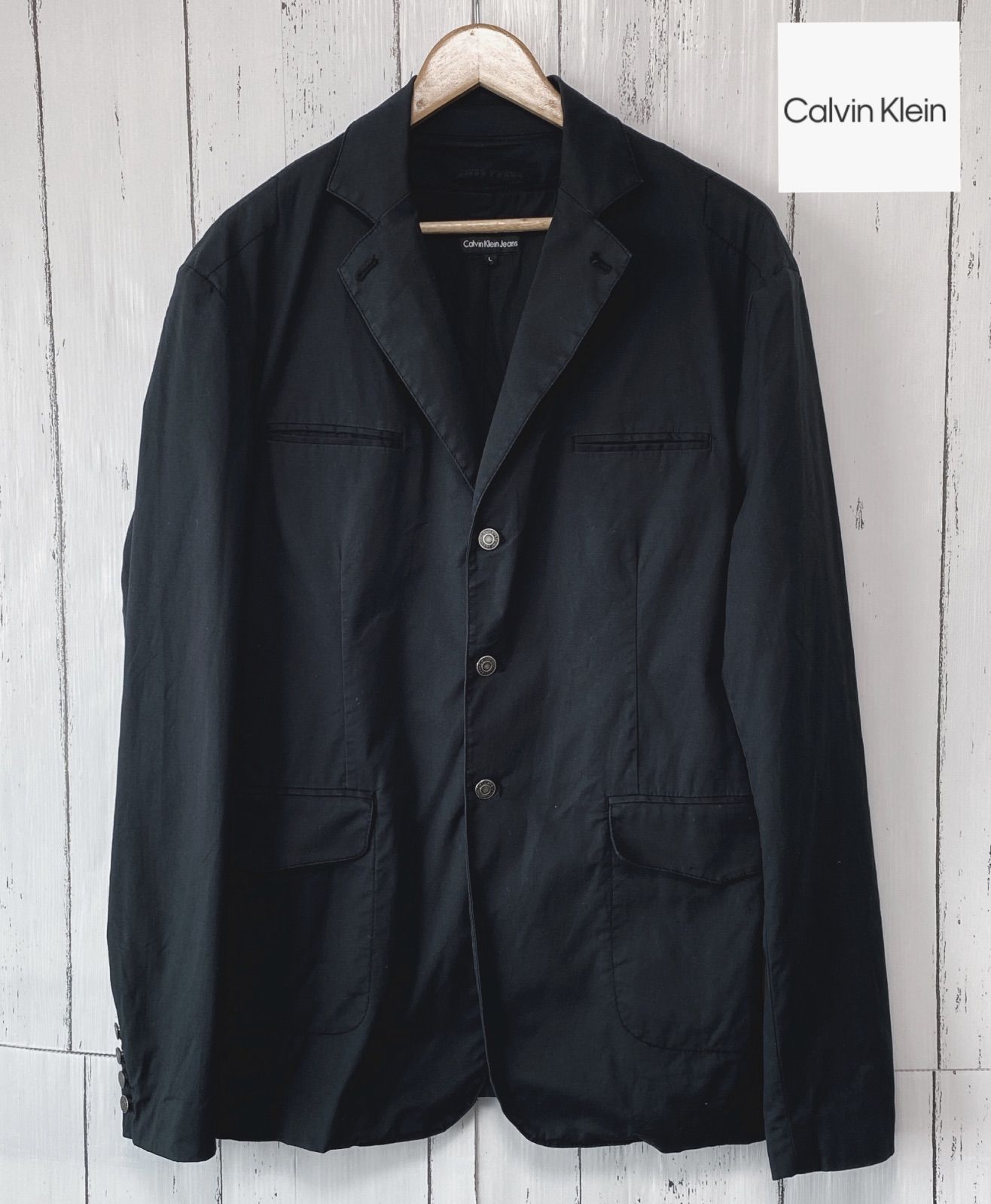 カルバンクライン Calvin Klein テーラードジャケット ブラック