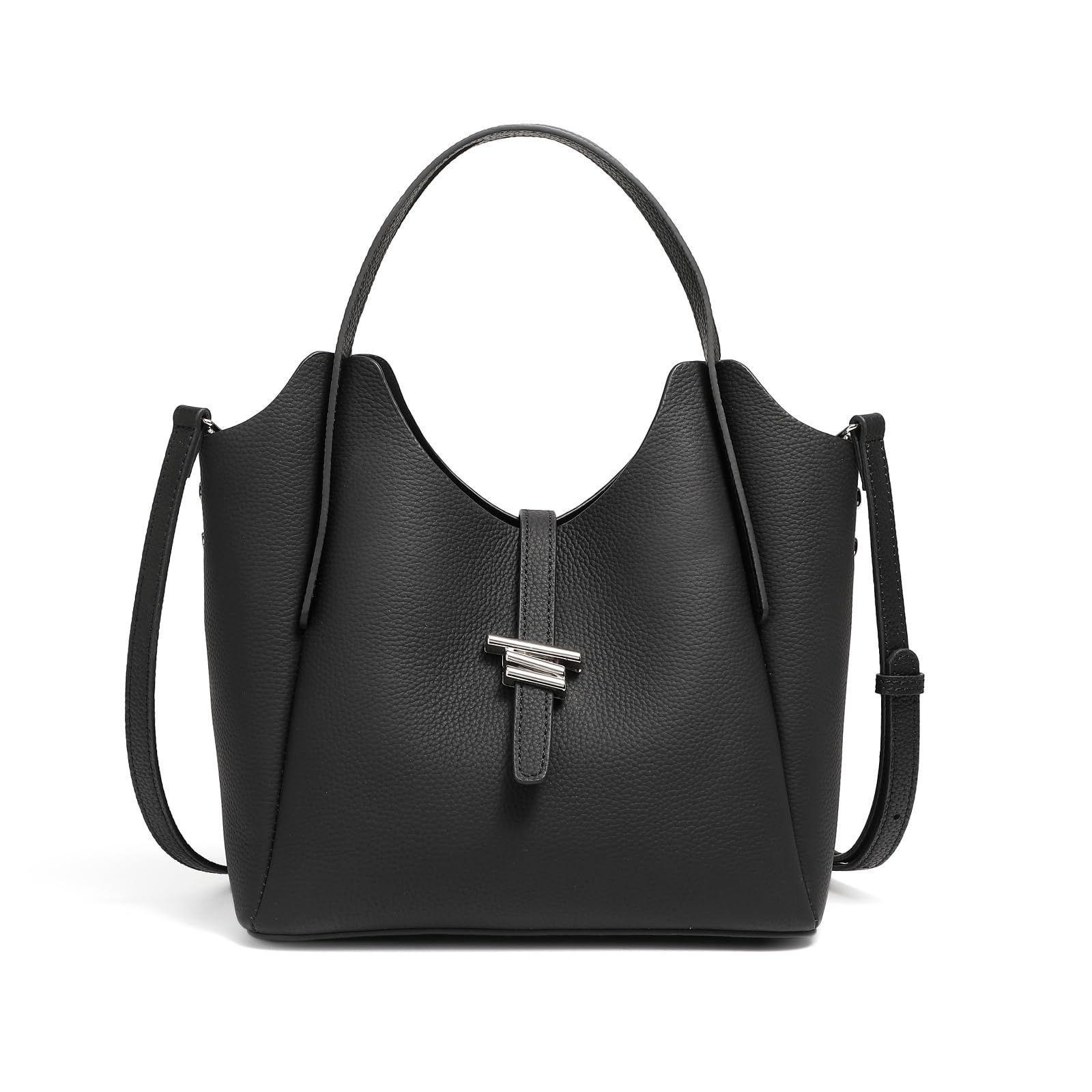 人気 手持ち 通勤 カジュアル シンプル 柔らかい 大容量 軽量 ファスナーポケット付き 手提げ 肩がけ 斜めがけ ハンドバッグ 斜め掛けバッグ 2way レディース 本革 ショルダーバッグ [MFFOR]