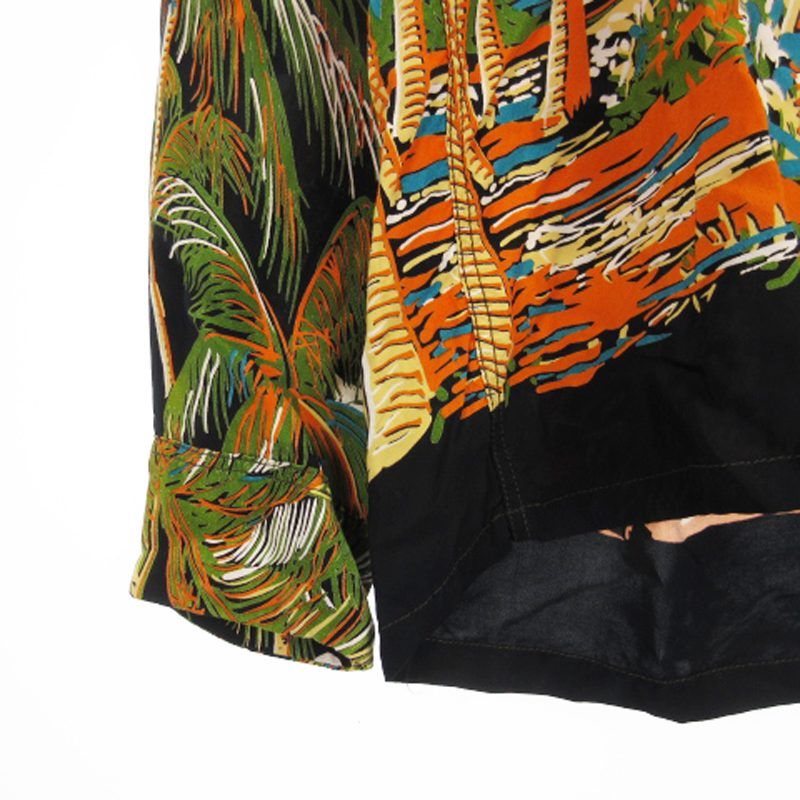 デューク カハナモク DUKE KAHANAMOKU 良品 アロハシャツ 長袖 COCONUT  