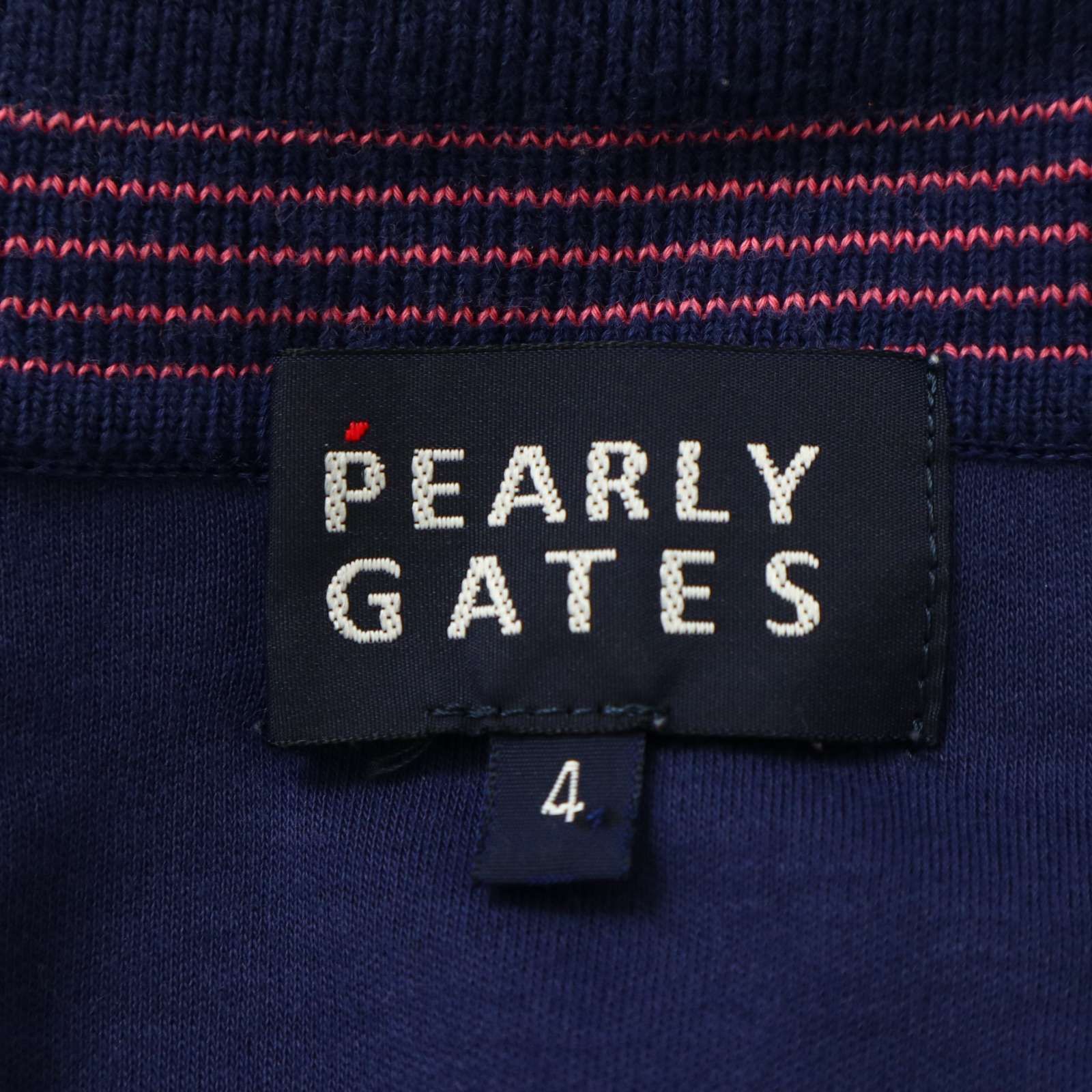 PEARLY GATES パーリーゲイツ ゴルフ 春夏 ロゴ刺繍☆ 半袖